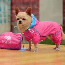Load image into Gallery viewer, Small Pet Dog Hoody Jacket Rain Coat