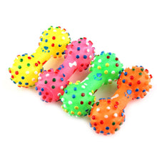 Load image into Gallery viewer, Puppy Color Sound Polka Dot Chewing Toy