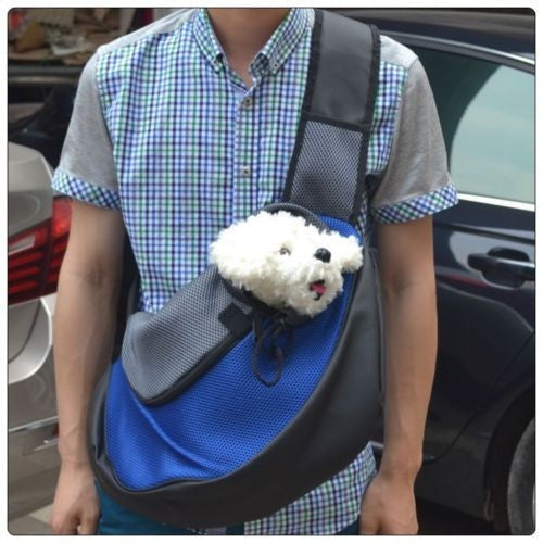 Puppy Carrier Mesh Travel Tote Shoulder Bag