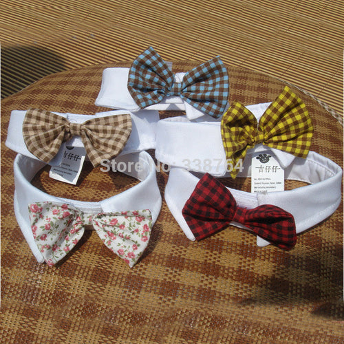 Dog Bowtie Collar Holiday