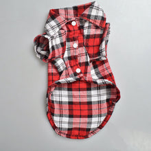 Load image into Gallery viewer, Plaids Grid Checker Shirt Dog Clothes