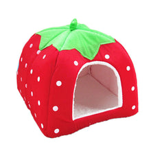 Load image into Gallery viewer, Foldable Leopard Print Strawberry Kennel