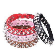 Load image into Gallery viewer, Punk Style Spiked Pet Dog Collar